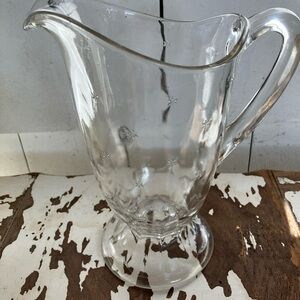 Vintage US glass twinkle star 36 ounce clear glass picture